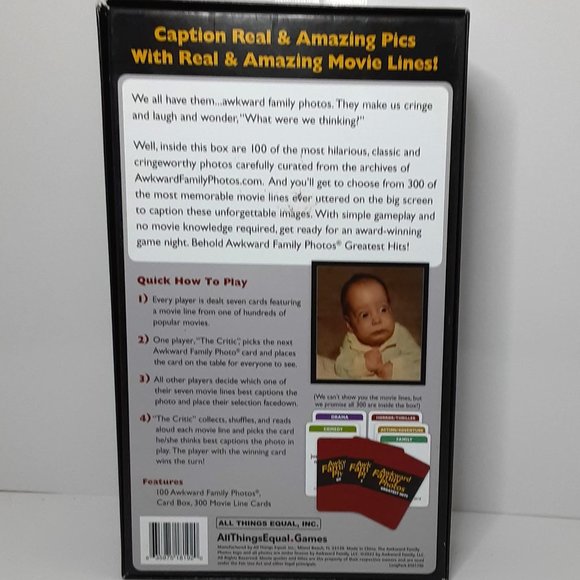 Awkward Family Photos Greatest Hits Board Game - Picture 4 of 6